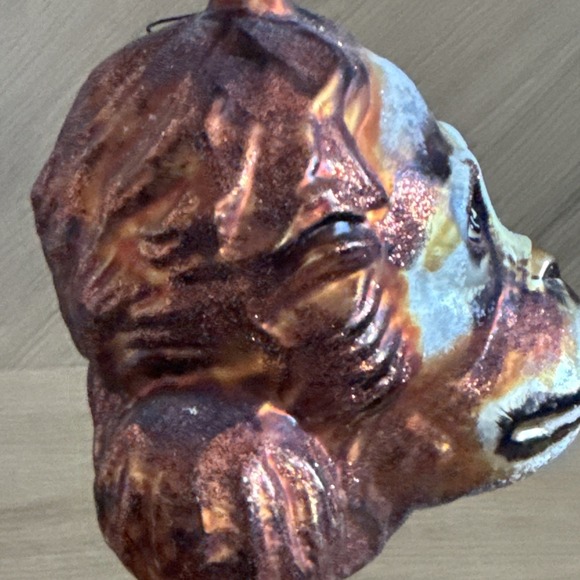 Slavic Treasures Orangutan Head Christmas Ornament Poland. - Picture 5 of 7